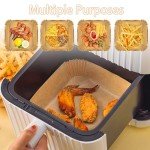 Disposable Air Fryer Liners - 100Pack, 20cm Square