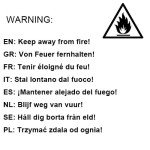 Disposable Air Fryer Liners - 100Pack, 20cm Square