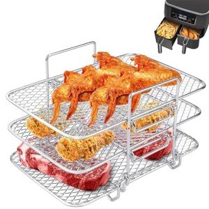 Ninja Dual Air Fryer Stainless Steel Cooking Racks