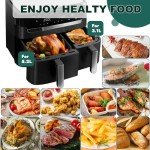 Silicone Liner for Dual Basket Air Fryers