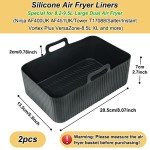 Silicone Air Fryer Liners for 9.5L Models – 2PCS