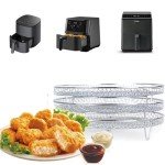 Melearch Stackable Air Fryer Rack Set - 3 Pack