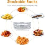 Melearch Stackable Air Fryer Rack Set - 3 Pack