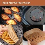 Non-Stick Air Fryer Paper Liners - 120 Pcs