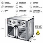 TurboTronic 32L Air Fryer Oven with Rotisserie