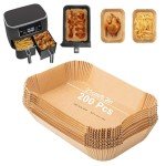 Joyes 200Pcs Air Fryer Liners for Ninja Dual