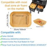 Joyes 200Pcs Air Fryer Liners for Ninja Dual