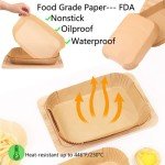 Joyes 200Pcs Air Fryer Liners for Ninja Dual