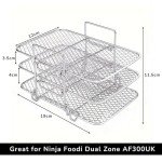 Ninja Air Fryer Racks - Three Layer Stainless Steel