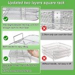 BYKITCHEN 2-Tier Air Fryer Rack Set