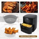 Silicone Air Fryer Liners - 2 Pack Round