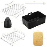 Silicone Air Fryer Liner for Ninja AF300UK
