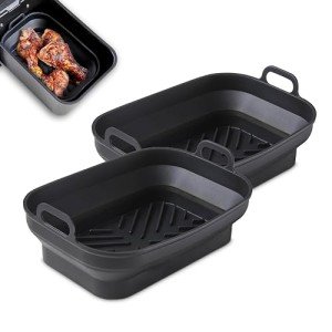 Set of 2 Silicone Air Fryer Liners