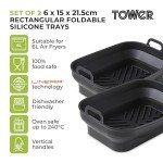 Set of 2 Silicone Air Fryer Liners