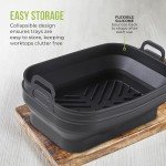 Set of 2 Silicone Air Fryer Liners