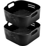 Silicone Air Fryer Liners - 2 PCS Set
