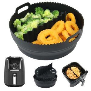 Silicone Liner with Divider for Air Fryers
