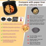 Silicone Liner with Divider for Air Fryers