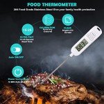 Digital Instant Read Meat Thermometer with LCD Display