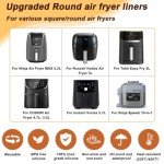 Silicone Liner with Divider for Air Fryers