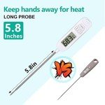 Digital Instant Read Meat Thermometer with LCD Display
