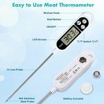 Digital Instant Read Meat Thermometer with LCD Display