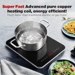 Ultra-Thin 2100W Portable Induction Cooker 10 Settings