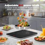 Ultra-Thin 2100W Portable Induction Cooker 10 Settings
