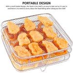 Stackable Stainless Steel Air Fryer Racks