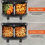 Ultenic K20 Air Fryer Dual Zone 7.6L Smart Cooking