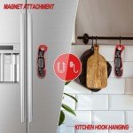 Instant Read Meat Thermometer with Backlight & Calibration
