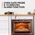 Instant Read Meat Thermometer with Dual Probes