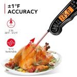 Instant Read Meat Thermometer with Dual Probes