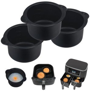 Silicone Ramekins for Air Fryer, 3-Pack