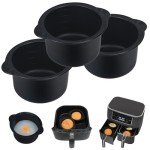Silicone Ramekins for Air Fryer, 3-Pack