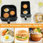 Silicone Ramekins for Air Fryer, 3-Pack
