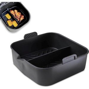 Tower Square Air Fryer Tray with Divider - 2.5L