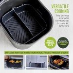 Tower Square Air Fryer Tray with Divider - 2.5L