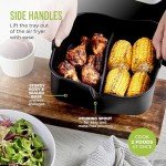 Tower Square Air Fryer Tray with Divider - 2.5L