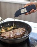 Instant Read Digital Cooking Thermometer - Midnight Blue