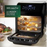 Emperial 12L 1800W Air Fryer Oven with Rotisserie