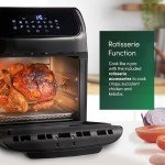 Emperial 12L 1800W Air Fryer Oven with Rotisserie