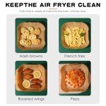Disposable Air Fryer Paper Liners - 100 Pack
