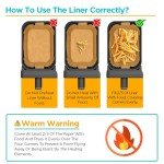 100 Pack Air Fryer Liners for Easy Cleanup