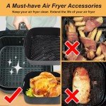 BYKITCHEN 9 Inch Air Fryer Silicone Liners – 2 Pack