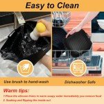 BYKITCHEN 9 Inch Air Fryer Silicone Liners – 2 Pack