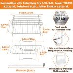 Air Fryer Rack Set for Tefal & More