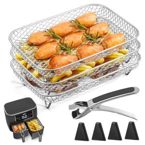 Ninja Dual Air Fryer 3-Layer Stacking Rack