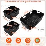 Air Fryer Accessories Set for Ninja & COSORI