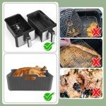 CINEMON 8-Piece Air Fryer Accessory Set